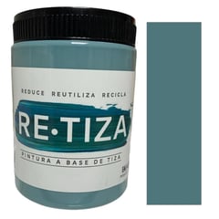 RETIZA - TURQUESA 1 kilo. Pintura Tizada/Vintage base agua mate decorativa