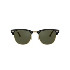 RAY BAN - Lentes de Sol Clubmaster Black On Gold