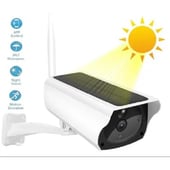 PUREPOWER - Cámara de seguridad solar con visión nocturna y sensor de movimiento