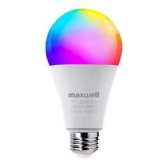 MAXWELL - Ampolleta Inteligente Led E27 Wifi App Rgb 9w X1