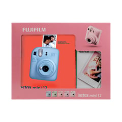 FUJIFILM - Kit Cámara Instantánea Instax Mini 12 – Pastel Blue + 10 Películas