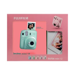 FUJIFILM - Kit Cámara Instántanea Instax Mini 12 – Mint Green + 10 Películas