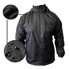 BOSSY - Chaqueta Cortaviento Impermeable Hombre