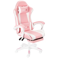 VIDITA - Silla Gamer Profesional GX2000 con Reposapiés-Rosado