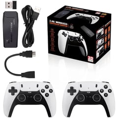 CORRERREY - Consola de videojuegos M8 PRO 64GB 20000 Juegos+Controles Inalámbricos