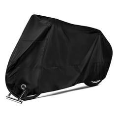 COREJOY - Carpa Funda Cubre Moto Impermeable Orificio Candado XXXL