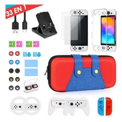 U BUY - Estuche Protector Para Nintendo Switch Oled Pack 33 En 1