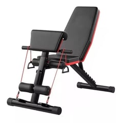 U BUY - Press Banca Abdominal Reclinable Para Pesas Con Bandas