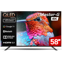 MASTER G - QLED 58" Google TV 4K Bluetooth Frameless