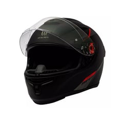 GENERICO - Casco De Moto Mt Helmets Hummer Solid Negro Regalo Talla M