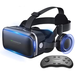 GENERICO - Lentes Vr Realidad Virtual 3D Universal Control Remoto Gamer