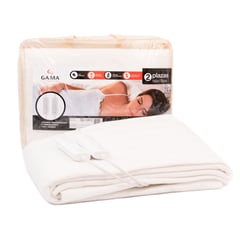 GAMA - Calienta Cama 2 Plazas De Polyester Con 8 Temperaturas