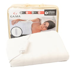 GAMA - Calienta Cama 1 Plaza De Polyester Con 8 Temperaturas