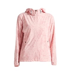 ANDESLAND OUTDOOR APPAREL - Cortaviento Flexible Estampado Rosado Mujer