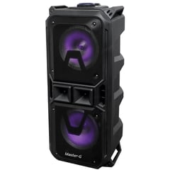 MASTER G - Parlante inalámbrico Bluetooth 8” x2 MGCOBRA Función Karaoke