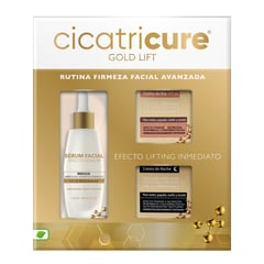 CICATRICURE - Pack Gold Lift Crema Dia+Noche+Serum