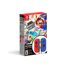 NINTENDO - Super Mario Party Digital + Joy-Con Rojo y Azul - Switch