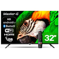 MASTER G - Smart TV LED 32" Android HD Bluetooth MGAE32F Master-G