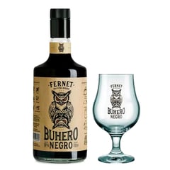 GENERICO - Pack Fernet Buhero Negro 39° 700cc + Copón de Regalo