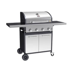 AMERICAN GRILL - Parrilla a Gas Oregon 4 Quemadores Inox