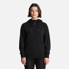 LIPPI - Polerón Mujer Ulmo Full Zip Hoody Sweatshirt Negro