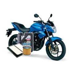 GENERICO - Kit Mantención Gixxer Suzuky 150 + Aceite LiquiMoly + filtro