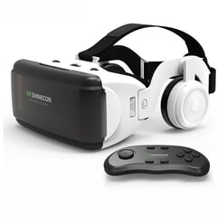 GENERICO - Lentes Vr De Realidad Virtual 3d + Control Gamer + Bluetooth