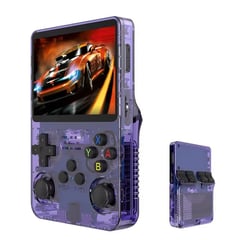 CORRERREY - Consola de videojuegos portátil Retro R36S sistema Linux 35 pulgadas