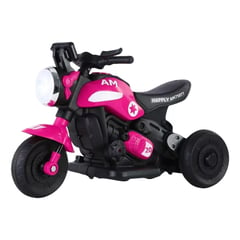 U BUY - Moto Infantil Recargable Bateria Ruedas Musical Niños rosa